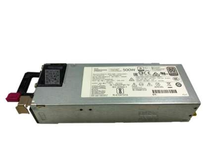 HPE 500w FS Plat HtPlg LH Pwr Sply Kit - Power Supply Kit for Server +3years warranty