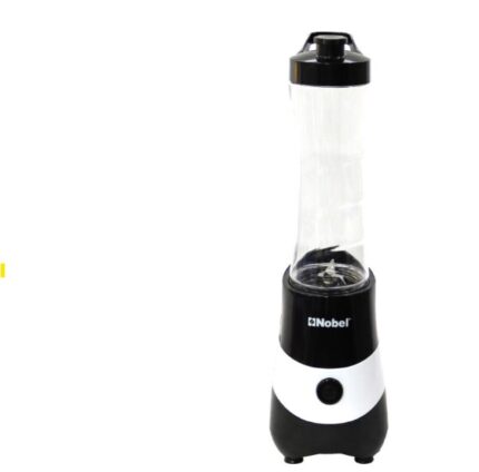 NOBEL-NB600 NOBEL TABLE TOP BLENDER BLACK 600+300 ML PUSH BUTTON CONTROL PLASTIC